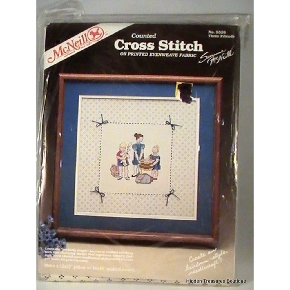 McNeill "Three Friends" Counted Cross Stitch #5526 NIP